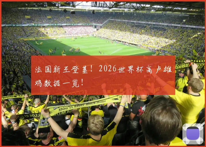 法国新王登基！2026世界杯高卢雄鸡数据一览！