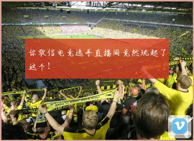 你敢信电竞选手直播间竟然玩起了这个!