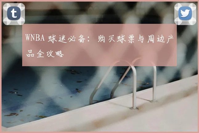 WNBA 球迷必备:购买球票与周边产品全攻略