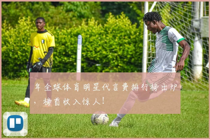 年全球体育明星代言费排行榜出炉,榜首收入惊人!